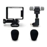 Accessoire Etui housse GoPro Smooth Frame et Microphone Pour Gopro Hero 3/ 3+/ 4