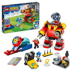 LEGO Sonic the Hedgehog Sonic vs. Dr. Eggman's Death Egg Robot Toy for Kids with Sonic’s Speed Sphere and Launcher Plus 6 Characters, Gift for Boys and Girls 76993