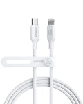 Anker USB-C to Lightning Cable, 541 Cable (Aurora White, 6ft), MFi Certified, Bio-Based Fast Charging Cable for iPhone 14 14pro 14pro Max 13 13 Pro 12 11 X XS XR 8 Plus (Charger Not Included)