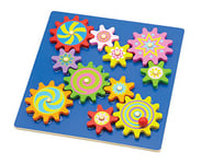 New Classic Toys Puzzle Rotatif à Engrenages Jeu Éducatif pour Enfants, 525, Blue