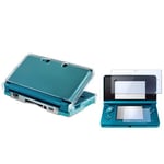 Protecteur Film Ecran Lcd+Clip-On Housse Etui Coque Façade Pour Nintendo 3ds