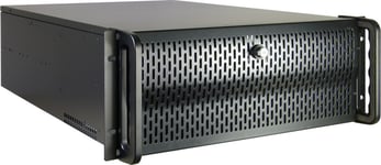 Inter-Tech IPC 4U-4129L Stativ Metallisk, Sølv