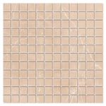 Mosaik Hill Ceramic Klinker Crotone Beige Polerad 2,5x2,5 cm