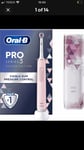 Oral-B Pro Series 3 Pink Electric Toothbrush with Exclusive Travel Case-Pink