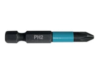 Makita Impact Black - Impact Screwdriver Bit - 2 Delar - Phillips - Ph2 - Hexagonalt - Längd: 50 Mm