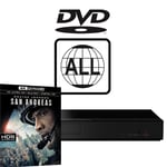 Panasonic Blu-ray Player DP-UB150EB-K MultiRegion for DVD inc San Andreas 4K UHD