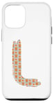 Coque pour iPhone 12/12 Pro Lettre rétro en gras hiboux - L - Design - Alphabet - Marqueur