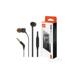 JBL T110 In-Ear Headphones - Black 3.5MM Jack Built in Mic