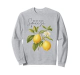 Be My Main Squeeze Vintage Lemon Pun Valentine Sweatshirt