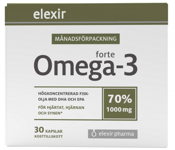 Elexir Omega-3 forte Månadsförpackning 30 kapslar
