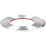 Självhäftande kromlist för bildekoration/trim silver 6 mm x 1