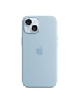 Apple iPhone 15 Silicone Case with MagSafe - Light Blue