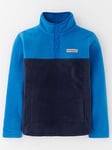 Columbia Youth Unisex Steens Moutain 1/4 Snap Fleece Pull-over - Blue, Blue, Size L