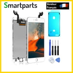 ECRAN LCD POUR IPHONE 6S PLUS BLANC RETINA + VITRE TACTILE COMPLET SUR CHASSIS +