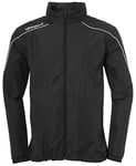 Uhlsport Stream 22 All Weather Jacket - Black/White, Size 128