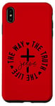 iPhone XS Max The way. The truth. The life. Jesus. Christian God love. Case