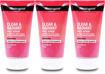 Neutrogena Refreshingly Clear Daily Exfoliator 150ml X 3