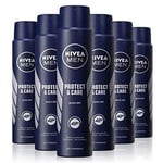 Men Protect and Care Anti-Perspirant Deodorant Spray 250 ml - Pack of 6