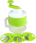 New Apollo Spiralizer Vertical  White/Green, 17.5x22.3x14.5, Fruit Spiral Maker!