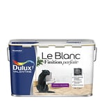 Dulux Valentine Le Blanc Finition Parfaite - Peinture Intérieure Murs, Plafonds et Boiseries - 98% d'opacité - Velours Blanc 2,5 L