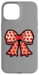 Coque pour iPhone 15 Valentines Day Coquette Bow Cute Heart Ribbon Love Retro