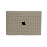 Convient pour mac notebook coque Apple notebook Macbook coque de protection paille pu cuir Air15A2941-k1611-2 couleur- creux 11.6 Air (a1370/a1465)