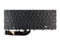 Dell - Ersättningstangentbord för bärbar dator - bakgrundsbelyst - QWERTY - internationell engelska - för Precision 5540 XPS 15 7590