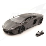 FR- Welly LAMBORGHINI AVENTADOR LP700-4 2011 MATT BLACK 1:18 - WE8041BK