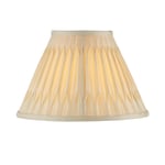 Tapered Cylinder Lamp Shade - Ivory Silk - 60W E27 or B22 - Living Room - e10065