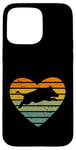 iPhone 15 Pro Max I Love Wild Boars Retro Heart Hunter Boar Case