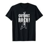 Guitar Classic Electric Rock Fan Player Band Group Groupie T-Shirt