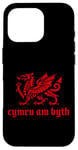 iPhone 16 Pro Cymru am byth Wales Red Welsh Dragon Cymraeg Flag Case