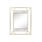 Miroir Mural de Marque DKD Home Decor Doré Métal Bois MDF (60 x 2 x 80 cm) (Référence : S3023802)