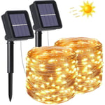 Solar Fairy Lights Vattentät Led Outdoor Vattentät Ip64 String