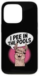 iPhone 13 Pro Funny Llama Confession "I Pee In The Pools" Sarcastic Humor Case