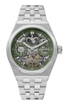 Ingersoll The Broadway Green Skeleton Dial Automatic Dress Men's Watch I12905