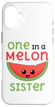 Coque pour iPhone 16 Plus One in a Melon Party Sister Group assorti pour premier anniversaire