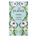 Pukka Teas Organic Relax - 20 Teabags x 4 Pack