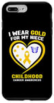 iPhone 7 Plus/8 Plus I Wear Gold For My Niece Childhood Cancer Awareness Case