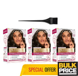 L'Oréal Paris Excellence Crème 400 Brun Moyen Coloration Permanente 3-Pack