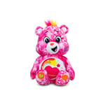 Basic Fun Care Bears Peluche Bisounours L’Ours Cœur Joyeux - 22 cm, Jouet Doux et câlin pour Les Enfants, Idéal pour Les collectionneurs