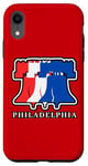 Coque pour iPhone XR Philly Liberty Bell Souvenir de vacances patriotique à Philadelphie
