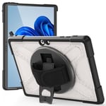 Microsoft Surface Go/Go 2/Go 3 - Heavy Duty Hybridskal med Kickstand - Transparent