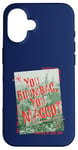 Coque pour iPhone 16 Fairytale Of New York Sac à dos de Noël Maggot The Pogues