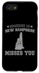 Coque pour iPhone SE (2020) / 7 / 8 Quelqu'un dans le New Hampshire vous manque Vintage State