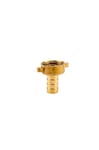 GARDENA Brass Hose Fitting 2 Parts: Screw-Quality Brass, 26.5 mm (3/4 ") - Thread, For 13 mm (1/2") - Tubing (7140-20), Gold