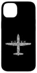 Coque pour iPhone 14 Plus Lettres de l'alphabet phonétique de l'aviation C-130 en forme d'Hercules