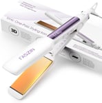 Faszin Professional Hair Straightener, 42mm Wide-Plate One Size, White 