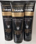 3 x JEROME RUSSELL BbLONDE Blonde Colour Protect Conditioner 250ml Sulphate Free