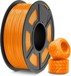 Filament TPU pour imprimante 3D 1.75mm, Filament TPU 95A haute vitesse, 1KG Filament 3D flexible pour une impression rapide, précision dimensionnelle +/- 0.03mm. (TPU Orange)